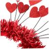 WRITWAA Heart Hair Accessory Set with Glitter and Fairy Wand for Valentine's Day view 3