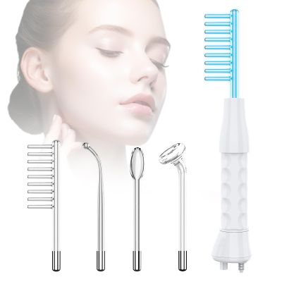 Blayram High-Frequency Facial Wand for Acne Treatment, Massage and Skin Tightening, Blue
