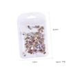 Glitter Rhinestones for Nail Art, 100-Piece Glass Set view 2