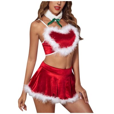 Women's Christmas Santa Bodysuit Lingerie