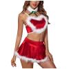 Women's Christmas Santa Bodysuit Lingerie view 1