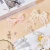 NICENEEDED Pearl Bow Shoe Charms for Sneakers, 22-Piece Shoelace Decoration Set view 3