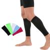 UALXPAO Calf Compression Sleeves, 1 Pair, Footless Compression Socks for Running and Cycling (Red) view 2