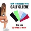 UALXPAO Calf Compression Sleeves, 1 Pair, Footless Compression Socks for Running and Cycling (Red) view 3