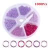 LZZYFPX High-Quality Piercing Nail Charms, Mixed Colors, Metal Alloy, 3D Rhinestone Nail Art Decorations view 2