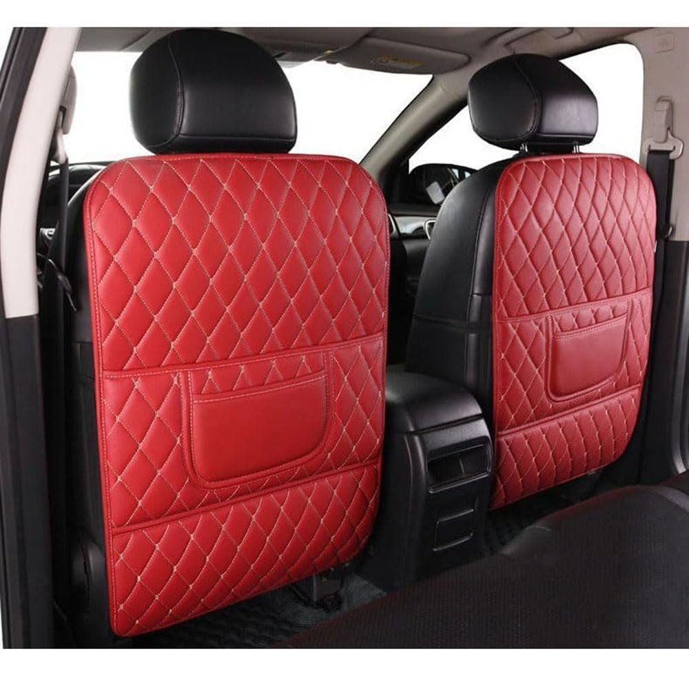 2-Piece Waterproof PU Leather Seat-Back Protectors for Mazda