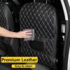 2-Piece Waterproof PU Leather Seat-Back Protectors for Mazda view 3