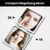 JaoXer Cute Panda Portable Double-Sided Pocket Makeup Mirror view 4