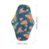 FRCOLOR 7-Pack Reusable Washable Bamboo Fiber Menstrual Pads, Leak-Resistant, Skin-Friendly, Random Color view 2