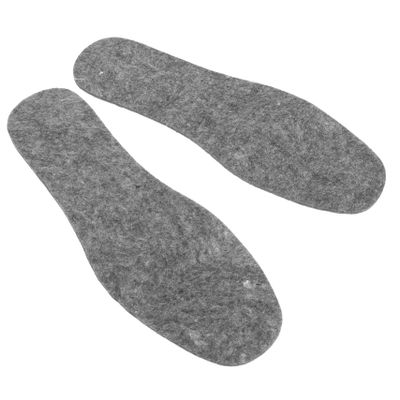Healvian Wool Felt Insoles for Winter Boots, Breathable, Soft, Trimmable