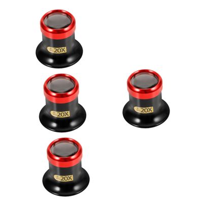 Healeved 4-Piece Headband Magnifier, Hands-Free Jewelry Loupe for Watch Repair