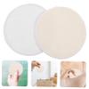 4 Reusable Bamboo Fiber Nursing Pads, White view 3
