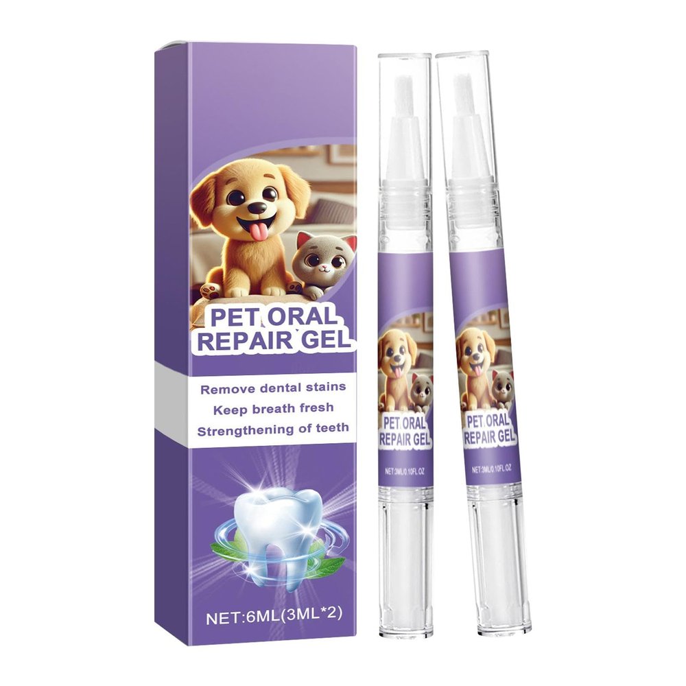 Niesel Pet Toothbrush Stick with Oral Refresh Gel