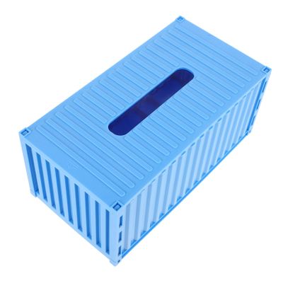 Hoement Multifunctional Rectangular Tissue Box, Plastic, Nostalgic Vintage Design, Napkin Dispenser for Home and Car Back Seat