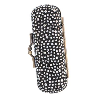 VALICLUD Lipstick Case with Mirror, Antique Gold-Plated Alloy