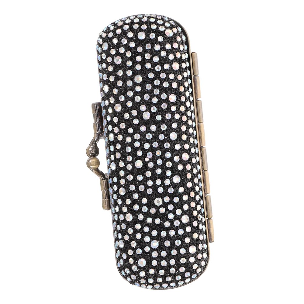 VALICLUD Lipstick Case with Mirror, Antique Gold-Plated Alloy
