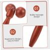 Wooden Facial Massage Roller for Face and Back view 3