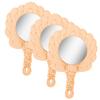 VICASKY Unfinished Wooden Hand Mirror Craft Blank for Kids view 1