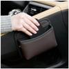 WDMNAO Car Seat Storage Box for Volvo S40 2006–2024, Multifunctional PU Leather Seat-Gap Organizer, A-Coffee view 1
