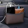 WDMNAO Car Seat Storage Box for Volvo S40 2006–2024, Multifunctional PU Leather Seat-Gap Organizer, A-Coffee view 2
