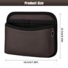 WDMNAO Car Seat Storage Box for Volvo S40 2006–2024, Multifunctional PU Leather Seat-Gap Organizer, A-Coffee view 3