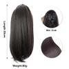 12-Inch Short Straight Ponytail Extension with Claw Clip view 2