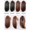 12-Inch Short Straight Ponytail Extension with Claw Clip view 3