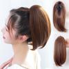 12-Inch Short Straight Ponytail Extension with Claw Clip view 4