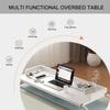 AMHSNIJI Adjustable Overbed Rolling Laptop and Computer Table view 3