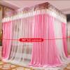 Princess Bed Canopy Curtains, Double-Layer Blackout Net for King-Size Bed Frame, Floor-Standing view 3