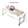 AMHSNIJI Overbed Table with Wheels view 2