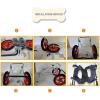 2-Wheel Rear-Leg Wheelchair, Adjustable Portable Dog Wheelchair for Large Dogs with Paralysis or Disabilities view 4