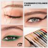 Jutqut Green Glitter Gel Eyeliner, Metallic Waterproof Pencil view 4