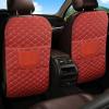 HESHS 2-Pack Car Seat Backrest Protectors for Audi Q3 2019–2023, Red view 1