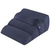 Orthopedic Bed Wedge Pillow for GERD and Snoring Relief, Removable Cover, Back and Neck Support, Blue view 1