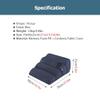 Orthopedic Bed Wedge Pillow for GERD and Snoring Relief, Removable Cover, Back and Neck Support, Blue view 2