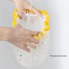 Waterproof Double-Layer Shower Cap with Starry Sky Design, Reusable Oversized Bathing Cap view 3
