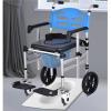 ZGYOZMNG Commode Chair for Seniors with Wheels, Foldable Shower Commode Chair with Adjustable Armrests view 3