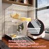 Large Indoor Cat Cage with Litter Box view 4