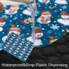 Lukery 2-Pack Washable Dog Pee Pads, Reusable Puppy Training Mats, Quick-Absorbing, M Snowman view 3