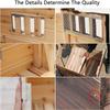 Outdoor Wooden Dog House, Weatherproof, XL view 4