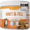 PETSUPLUS Skin & Coat Dog Supplements with Omega-3 and Salmon Oil, 120 Treats view 1