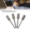4-Piece Tungsten Carbide Nail Drill Bit Set view 2