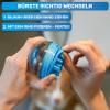 BluePet Refillable Dog Shampoo Bath Brush + 2 Attachments (Soft/Firm) view 4