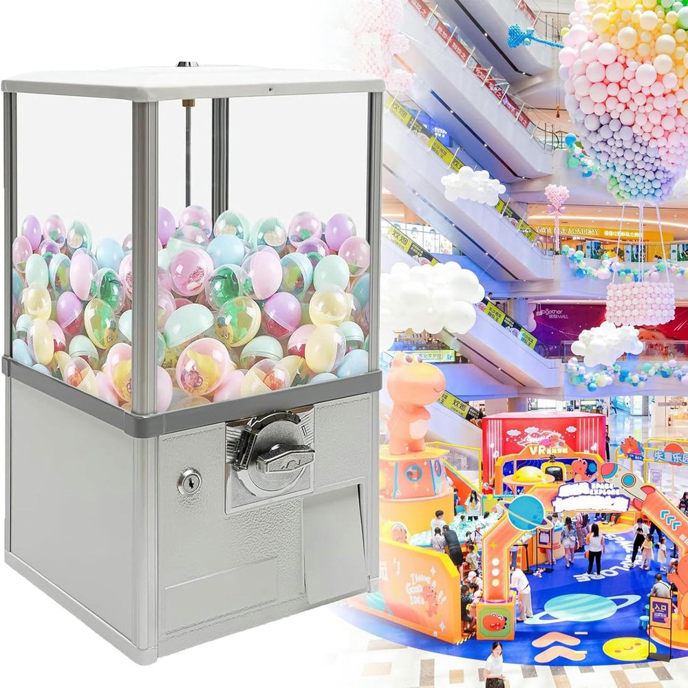 LYJYUJIE Candy Vending Machine, Commercial Gumball Dispenser