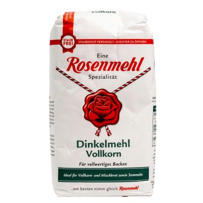 Rosenmehl Premium Whole-Grain Spelt Flour, 1000 g