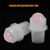 FRCOLOR 4-Piece Jade Rollerball Inserts for 10 mL Essential Oil Bottles, 16 mm Neck, Pink view 3