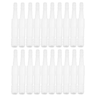 Transparent Aquarium Hose Adapters, 20-Piece Set, 4 mm to 8 mm PVC Connectors