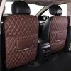 DAYKET 2-Pack Car Seat Back Protectors for Audi A4 B8/B9, A5, A6 C7/C8, Q3 F3/8U, Long Coffee view 1