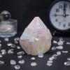 KYEYGWO Natural Irregular White Titanium Coated Quartz Crystal Cluster view 3